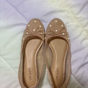 Women's Tan Ballet Flats